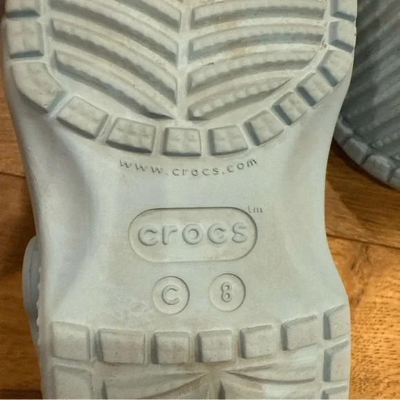 Crocs Toddler Light Blue Clogs Size 8 C - Picture 7 of 7